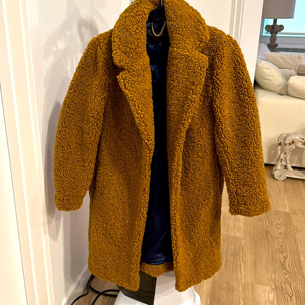 J Crew Teddy Sherpa Coat